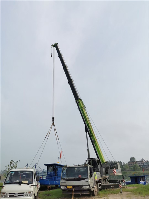 相山区桥梁建设吊装案例